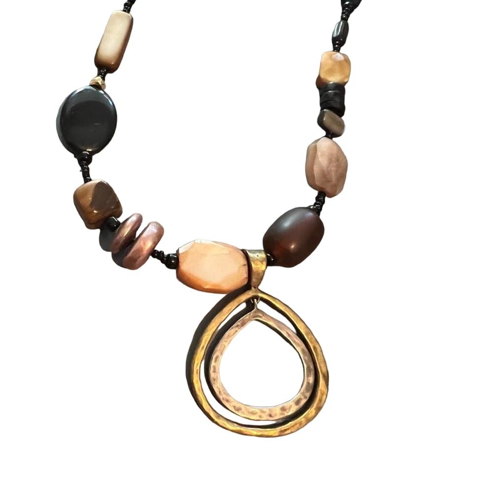 Silpada 925 Sterling Silver Pendant  Beaded Necklace